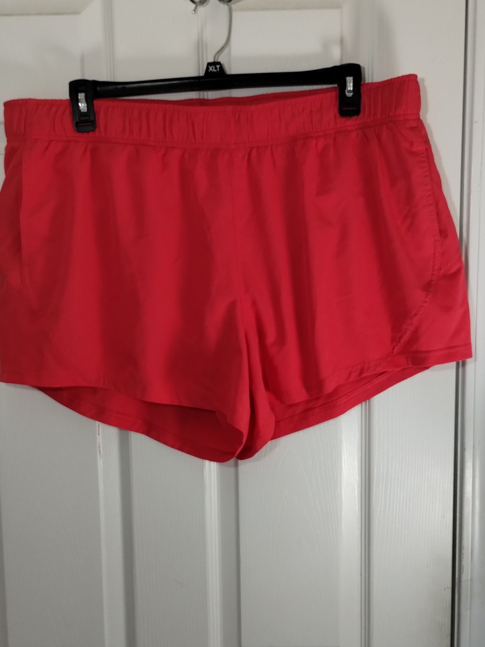 Plus Size Athletic Works Pink Athletic Running Shorts
